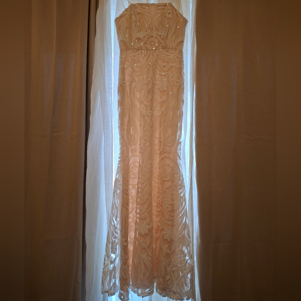 Crystal Doll Ivory/Champagne Wedding Gown